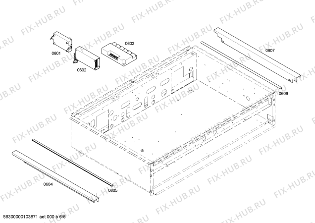 Схема №6 PC364GDBS с изображением Коллектор для духового шкафа Bosch 00143613