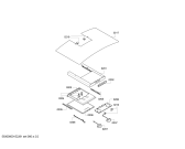 Схема №2 D89G45N0GB с изображением Стеклянная полка для вентиляции Bosch 00710276
