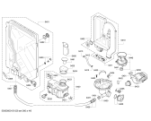 Схема №6 SMS53M32II с изображением Передняя панель для электропосудомоечной машины Bosch 00678643