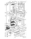 Схема №1 KGEE 12S7000L A++WS с изображением Дверца для холодильной камеры Whirlpool 481241619718