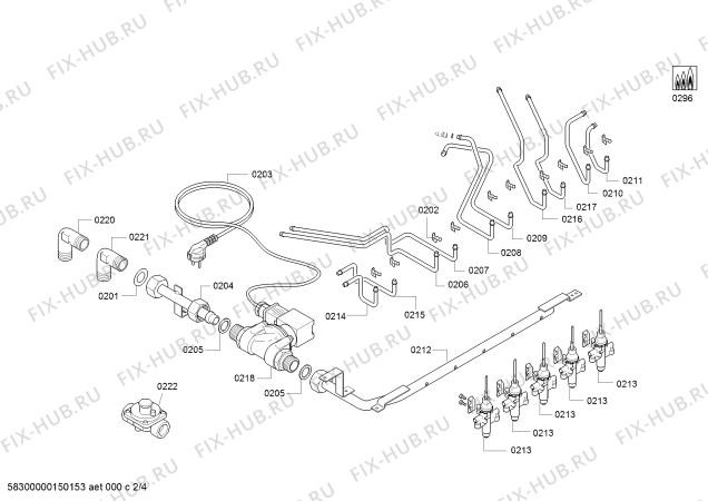 Схема №3 VG264214AU с изображением Переключатель для плиты (духовки) Bosch 00630935