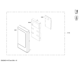 Схема №5 HMV3021U с изображением Фронтальное стекло для микроволновки Bosch 00683852