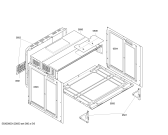 Схема №6 HEN20T453 с изображением Фронтальное стекло для духового шкафа Bosch 00476308