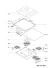 Схема №1 PCTTC141160F с изображением Затычка для духового шкафа Whirlpool 480121104303