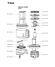 Схема №3 FP412111/700 с изображением Моторчик для кухонного измельчителя Seb MS-0568144