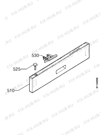 Взрыв-схема посудомоечной машины Kuppersbusch IGV689.1 - Схема узла Command panel 037