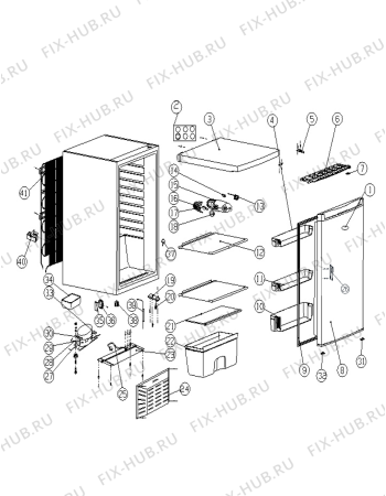 Схема №1 DSRLAAV22P (F083487) с изображением Дверца для электропосудомоечной машины Indesit C00298787