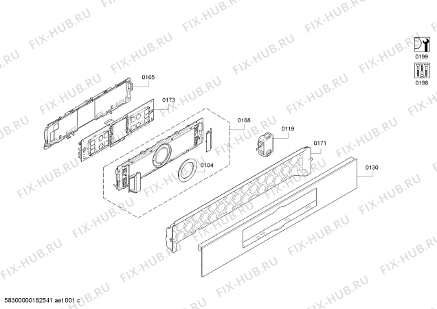 Взрыв-схема плиты (духовки) Bosch HBG6764S1W - Схема узла 02