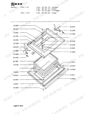 Схема №9 195305264 2394.11EFG с изображением Переключатель для электропечи Bosch 00053113