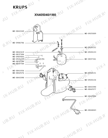 Схема №3 FNA142(0) с изображением Водомер для кофеварки (кофемашины) Krups MS-0925548