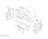 Схема №6 HSC14K18ED FOGAO P1 56 PS BRCO GE BIV с изображением Дверь для электропечи Bosch 00474898