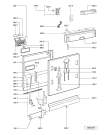 Схема №2 WP 75/1 с изображением Панель для посудомойки Whirlpool 480140101323