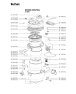 Схема №1 RK5001KR/79A с изображением Блок управления для мультиварки (пароварки) Tefal SS-995890