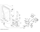 Схема №6 SMI60E05EU с изображением Передняя панель для электропосудомоечной машины Bosch 00678077
