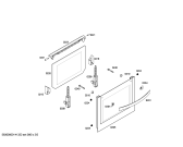 Схема №5 3HE506X horno balay poliv.inox. multifuncion с изображением Передняя часть корпуса для духового шкафа Bosch 00675903