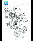 Схема №1 MW 485 BIANCO с изображением Холдер для свч печи DELONGHI MJ1319