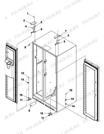 Схема №13 AS2628HEKB (F092642) с изображением Переключатель для стиральной машины Indesit C00314575