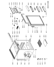 Схема №1 ART 623/H с изображением Корпусная деталь для холодильника Whirlpool 481245228502