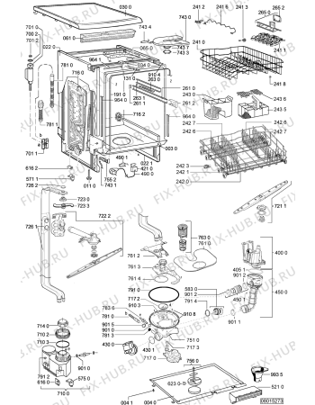 Схема №2 ADP 6948 EN с изображением Микромодуль для посудомойки Whirlpool 480140100209
