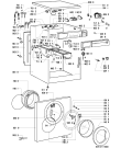 Схема №1 AWM 371 с изображением Клавиша для стиральной машины Whirlpool 481941258756