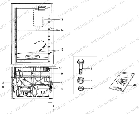 Взрыв-схема холодильника Unknown TR1066SLG - Схема узла C10 Cold, users manual