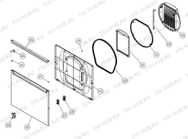 Взрыв-схема стиральной машины Gorenje DAM5 (cond) BE   -Stainless (900002805, TDC44BE) - Схема узла 06