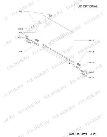 Схема №2 AKT 617/NB с изображением Шланг для плиты (духовки) Whirlpool 481010511237