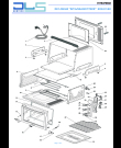 Схема №1 SFORNATUTTO MIDI EO2431.BK с изображением Панель для электропечи DELONGHI 6911812028