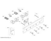 Схема №9 U15M52N3GB с изображением Панель управления для плиты (духовки) Bosch 00743048