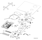 Схема №1 HD634170NB с изображением Поверхность для духового шкафа Aeg 3578772034