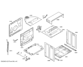 Схема №5 3HDS530X h.ba.ind.mltf.inx.pta_cr.worktop.touch с изображением Передняя часть корпуса для плиты (духовки) Bosch 00664941