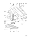 Схема №1 AKM 120 WH с изображением Дымоход для вытяжки Whirlpool 481244038822