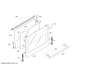 Схема №6 EH944 с изображением Фронтальное стекло для духового шкафа Bosch 00474490