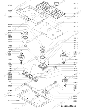 Схема №1 KHPS 9050 с изображением Шланг для духового шкафа Whirlpool 481231039317