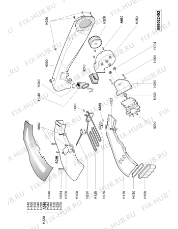 Схема №8 HWU085MBWG с изображением Ручка (крючок) люка для стиральной машины Whirlpool 481249848051