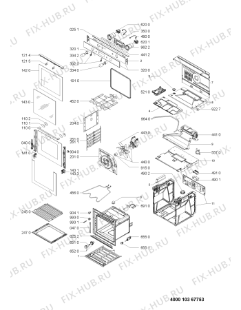Схема №1 AKZM768IX (F091003) с изображением Инструкция по эксплуатации для плиты (духовки) Indesit C00354760