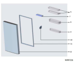 Схема №8 WTE1752RSS с изображением Поверхность для холодильной камеры Whirlpool 488000543266