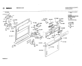 Схема №5 0730301599 SMI63205 с изображением Панель для электропосудомоечной машины Bosch 00117670