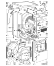 Схема №1 AWZ121 (F092438) с изображением Наставление для стиральной машины Indesit C00371785