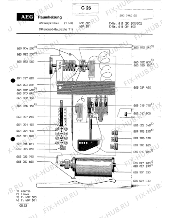 Взрыв-схема посудомоечной машины Aeg WAERMESP WSP 501 - Схема узла Section1