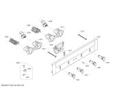 Схема №8 U17M52S3GB с изображением Панель управления для духового шкафа Bosch 00745019
