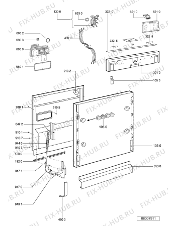 Схема №2 ADL349AI2 (F091699) с изображением Инструкция по эксплуатации для посудомоечной машины Indesit C00356505