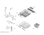 Схема №6 SRI33E05EU с изображением Передняя панель для посудомойки Bosch 00447571