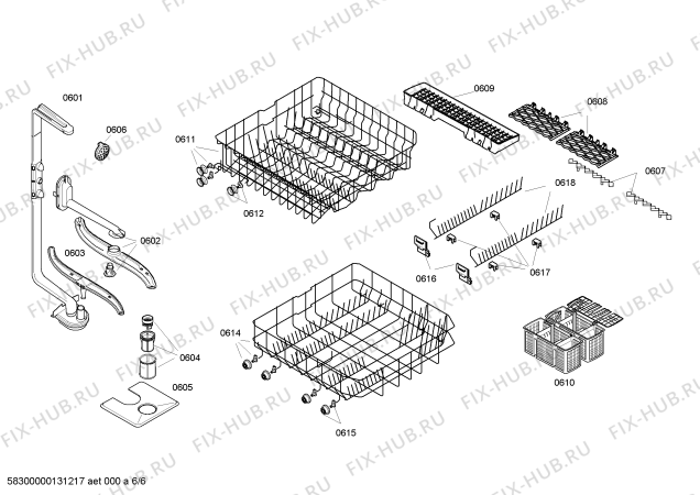 Схема №6 3VE352BD с изображением Кнопка для посудомойки Bosch 00426562