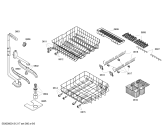 Схема №6 3VS564ID с изображением Корзина для посуды для электропосудомоечной машины Bosch 00475914