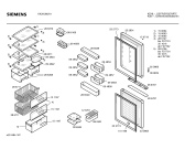 Схема №3 KK32U00 с изображением Передняя панель для холодильной камеры Siemens 00286728