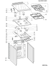 Схема №3 H5G56FXRU (F085041) с изображением Обшивка для плиты (духовки) Indesit C00305501