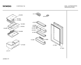 Схема №3 KI18R470 с изображением Дверь для холодильной камеры Siemens 00219222