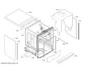 Схема №6 SMS46AW03E, SuperSilence, Serie 4 с изображением Передняя панель для посудомоечной машины Bosch 11018094