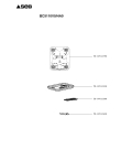 Схема №1 BC5110V0/HA0 с изображением Крышка для кухонных электровесов Seb TS-07012790